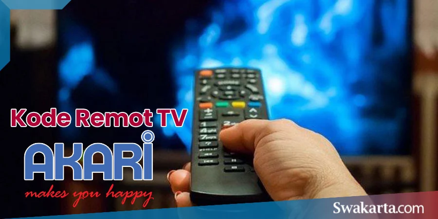 kode remot tv Akari