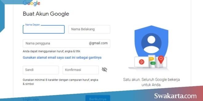 mengganti password akun google