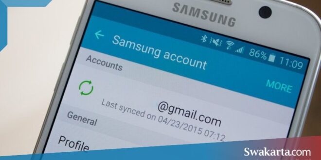 Menghapus Samsung account