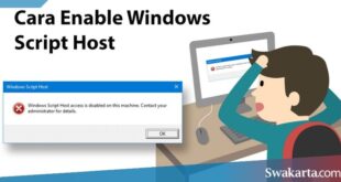 mengatasi Windows Script