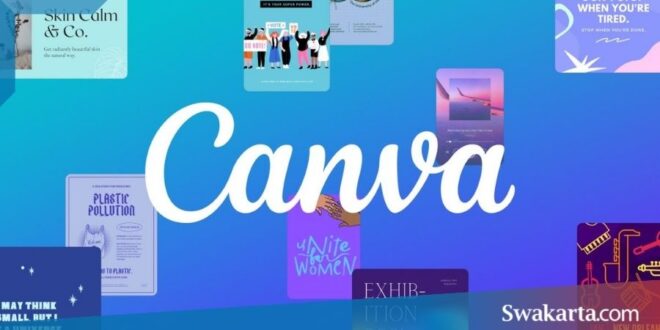 menggunakan aplikasi canva