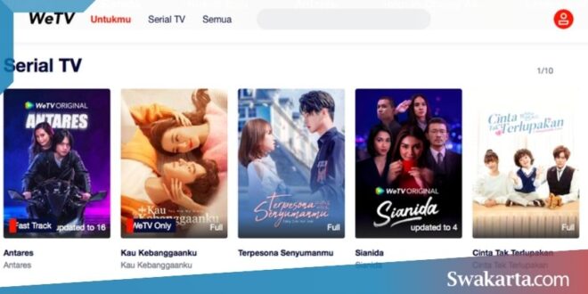 menggunakan wetv gratis