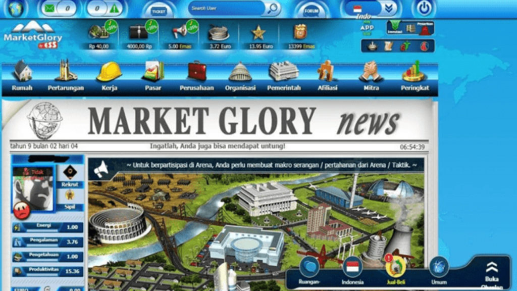 daftar market glory cara daftar market glory
