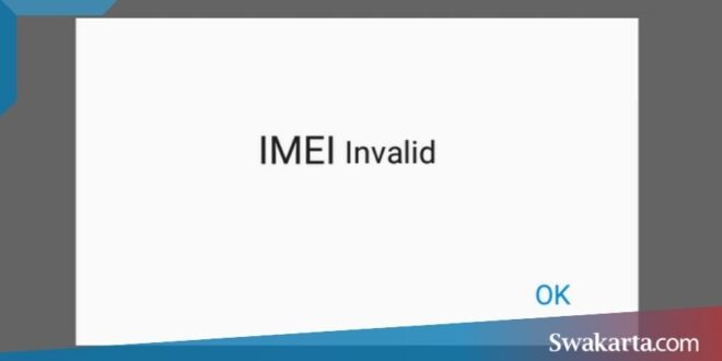 Mengembalikan Imei Hp