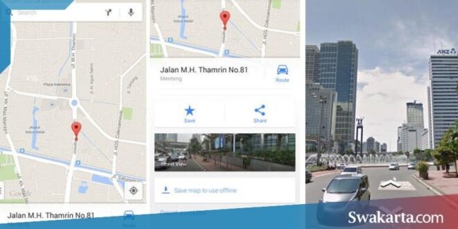 Menggunakan Google Maps Street View