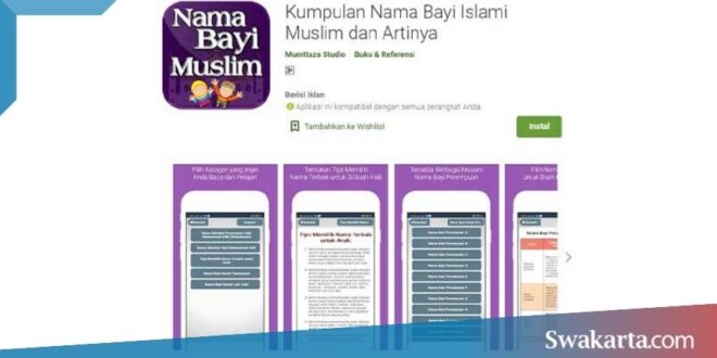aplikasi nama anak islami