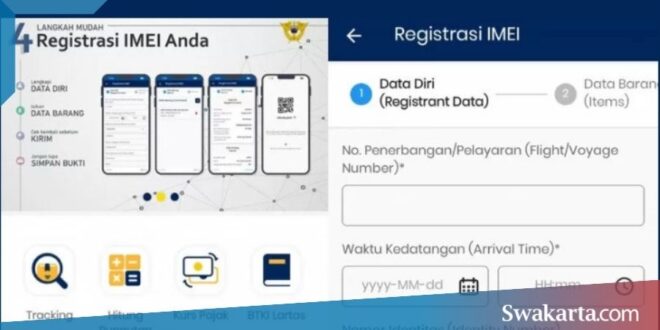 cara mendaftar IMEI Dari Luar