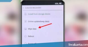 cara reset hp realme