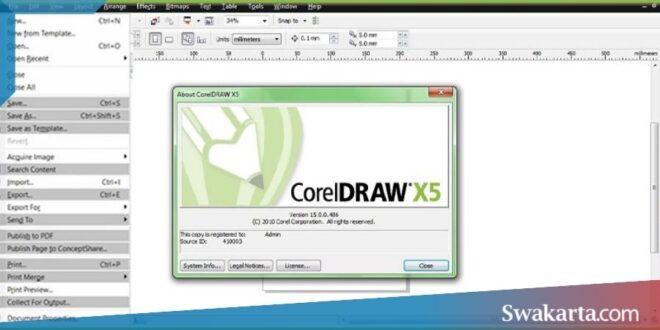 Corel Draw X5 Tidak Bisa Save