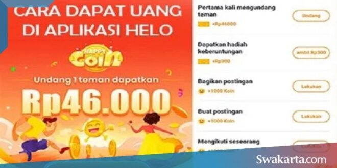 memasukan kode undangan hello