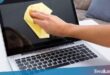 cara membersihkan layar laptop