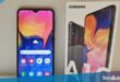 menampilkan persentase baterai samsung A10