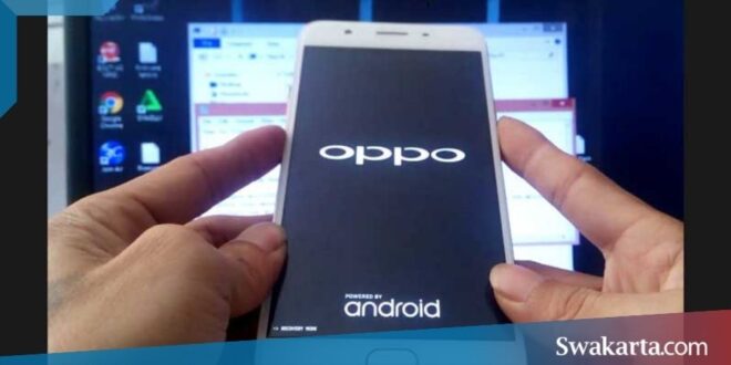 menghubungkan hp oppo bootloop ke PC