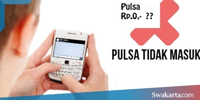 pulsa telkomsel tidak masuk