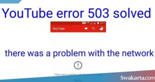 youtube eror 503