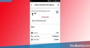 Paket darurat 1gb telkomsel