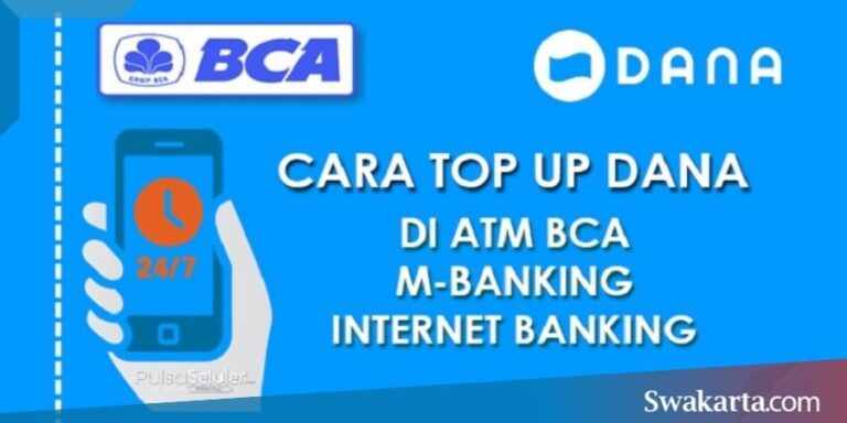 Cara Top Up Dana Lewat MBanking BCA Dengan Mudah
