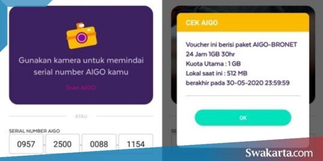 cara cek voucher axis