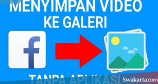 Cara menyimpan video dari facebook