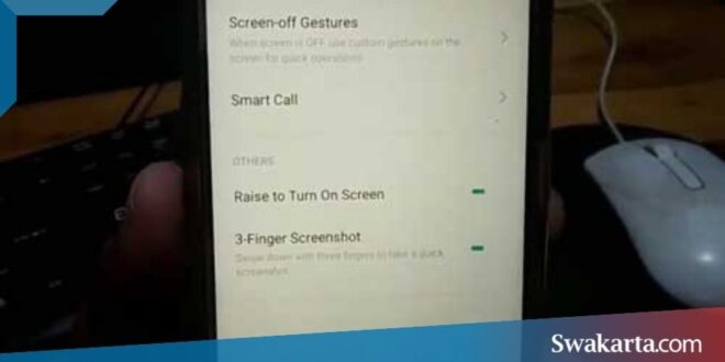 Cara Screenshoot Realme X50