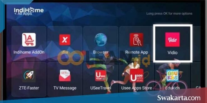 install vidio di tv indihome