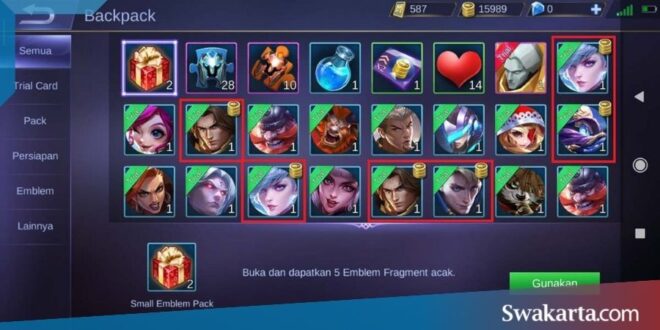 Menjual Hero Mobile Legends