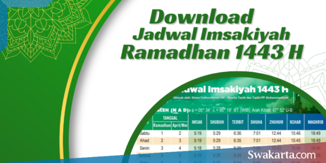 Jadwal imsakiyah