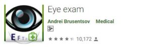 Eye test Exam